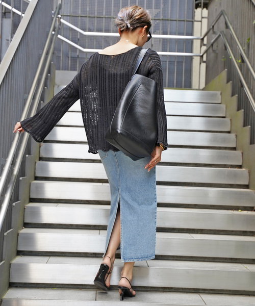 Deuxieme Classe(ドゥーズィエムクラス)の「*DENIM W Slit スカート(スカート・レディース・ブルー・34/36/38)」の14枚目の写真