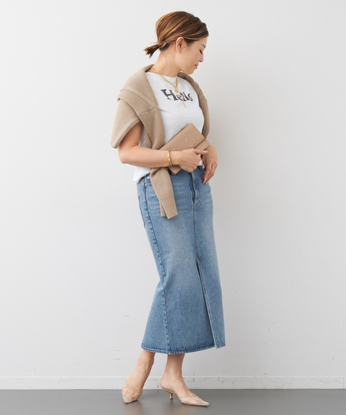 Deuxieme Classe(ドゥーズィエムクラス)の「*DENIM W Slit スカート(スカート・レディース・ブルー・34/36/38)」の17枚目の写真