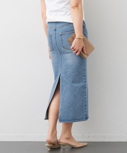 Deuxieme Classe(ドゥーズィエムクラス)の「*DENIM W Slit スカート(スカート・レディース・ブルー・34/36/38)」の21枚目の写真