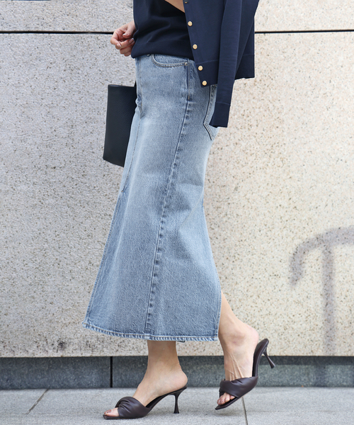 Deuxieme Classe(ドゥーズィエムクラス)の「*DENIM W Slit スカート(スカート・レディース・ブルー・34/36/38)」の22枚目の写真
