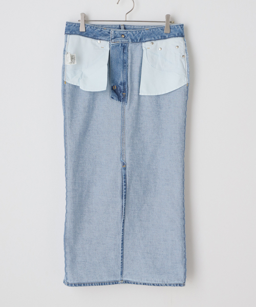 Deuxieme Classe(ドゥーズィエムクラス)の「*DENIM W Slit スカート(スカート・レディース・ブルー・34/36/38)」の6枚目の写真