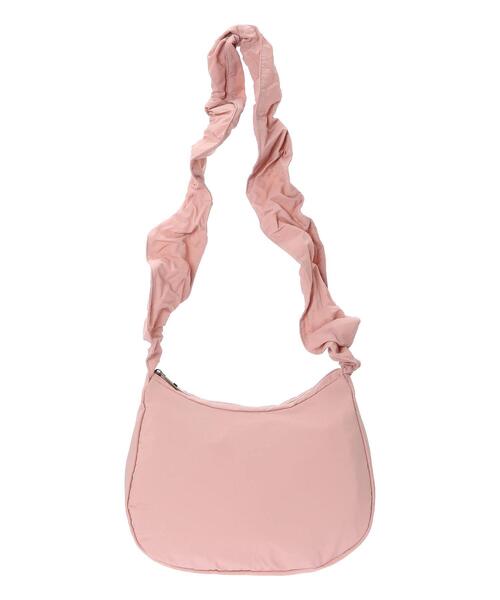 ehka sopo（エヘカソポ）の「くしゅくしゅギャザーショルダーバッグ（ハンドバッグ・レディース・ブラック/キナリ/ピンク・F）」の22枚目の写真