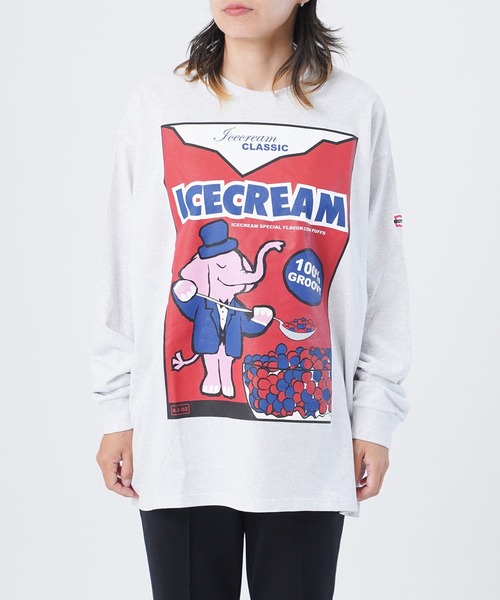 ICECREAM（アイスクリーム）の「ICECREAM COTTON L/S T-SHIRT ICECREAM 