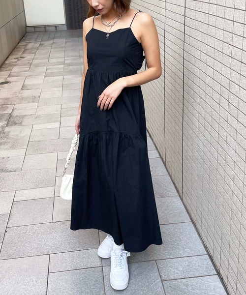 SPIRALGIRL(スパイラルガール)の「バックリボンティアードワンピース(ワンピース・レディース・ブラック/ピンク/ブルー・FREE)」の18枚目の写真