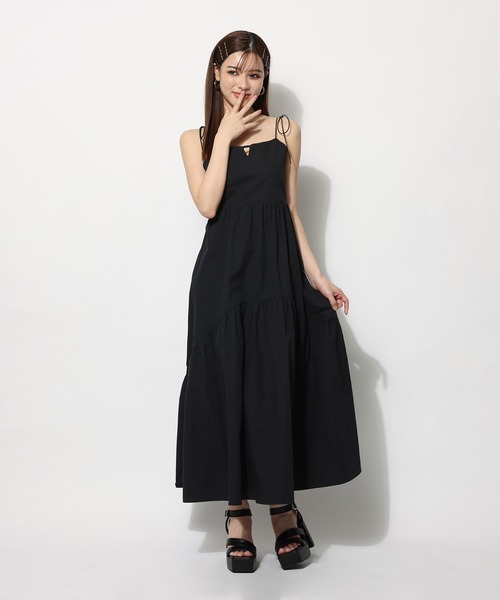 SPIRALGIRL(スパイラルガール)の「バックリボンティアードワンピース(ワンピース・レディース・ブラック/ピンク/ブルー・FREE)」の22枚目の写真