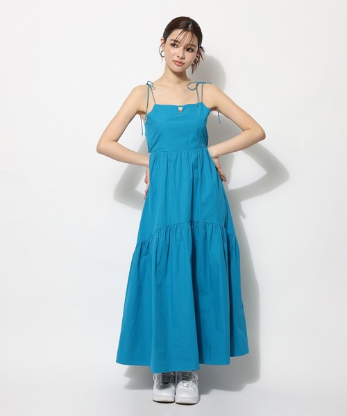 SPIRALGIRL(スパイラルガール)の「バックリボンティアードワンピース(ワンピース・レディース・ブラック/ピンク/ブルー・FREE)」の6枚目の写真