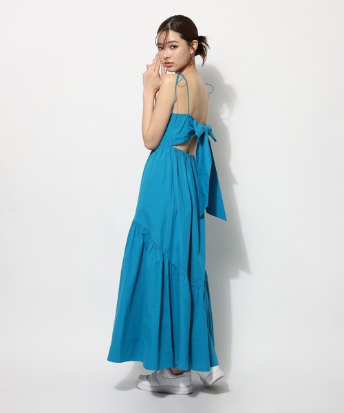 SPIRALGIRL(スパイラルガール)の「バックリボンティアードワンピース(ワンピース・レディース・ブラック/ピンク/ブルー・FREE)」の7枚目の写真