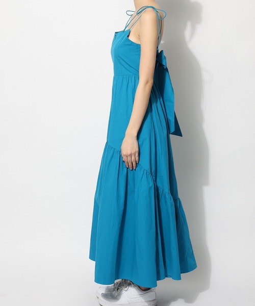 SPIRALGIRL(スパイラルガール)の「バックリボンティアードワンピース(ワンピース・レディース・ブラック/ピンク/ブルー・FREE)」の9枚目の写真