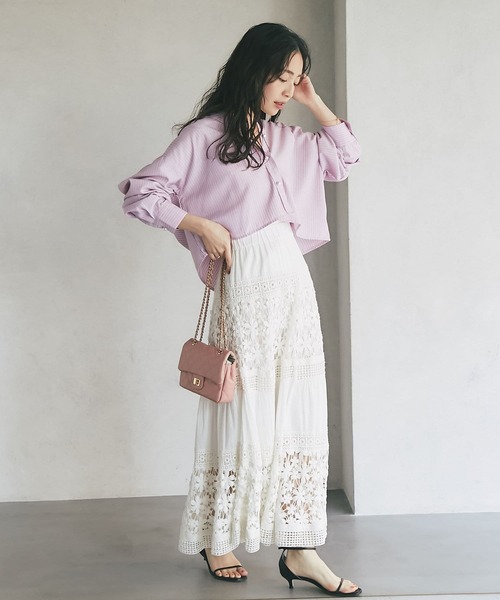 La boutique BonBon（ラブティックボンボン）の「チェーンキルティングレザーバッグ（ショルダーバッグ・レディース・グレイッシュベージュ/ピンク・FREE）」の17枚目の写真