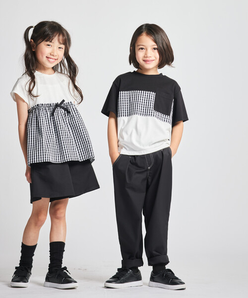 COMME CA ISM（コムサイズム）の「キュロットスカート（スカート・キッズ・ミント/ブラック/ピンク/ベージュ・110cm/100cm/120cm/130cm/140cm/150cm）」の5枚目の写真