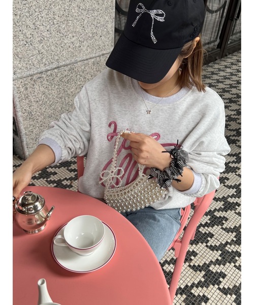 JUMELLE(ジュメロ)の「【4色展開】check shushu(シュシュ・レディース・ブラック/レッド/ピンク/ブルー・FREE)」の16枚目の写真