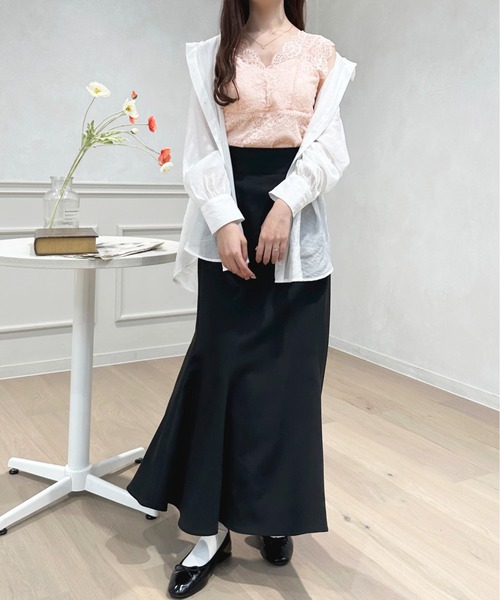 apres jour(アプレジュール)の「レースカップ付きインナー【ZOZOTOWN限定アイテム】(キャミソール・レディース・ピンク/サックスブルー/ブラック/オフホワイト・X-LARGE/フリー)」の17枚目の写真