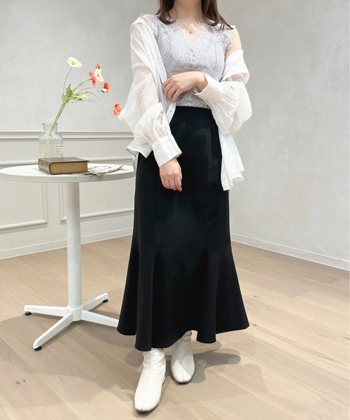 apres jour(アプレジュール)の「レースカップ付きインナー【ZOZOTOWN限定アイテム】(キャミソール・レディース・ピンク/サックスブルー/ブラック/オフホワイト・X-LARGE/フリー)」の15枚目の写真