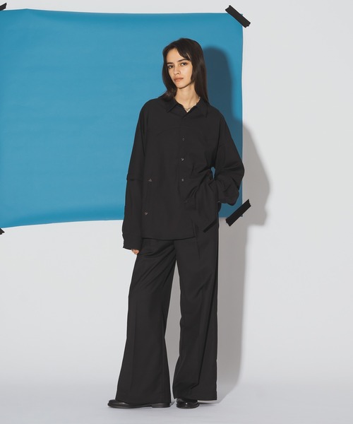 SELLE GLANT（セレグランテ）の「2WAY WESTERN SHIRT JACKET/2WAYウエスタンシャツジャケット（シャツ/ブラウス・メンズ・ブラック/ブラウン・SMALL/MEDIUM/LARGE）」の10枚目の写真