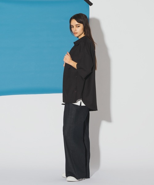 SELLE GLANT（セレグランテ）の「2WAY WESTERN SHIRT JACKET/2WAYウエスタンシャツジャケット（シャツ/ブラウス・メンズ・ブラック/ブラウン・SMALL/MEDIUM/LARGE）」の14枚目の写真