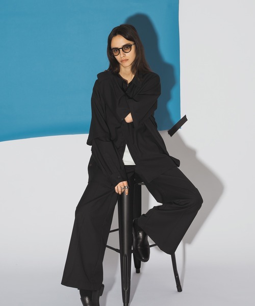 SELLE GLANT（セレグランテ）の「2WAY WESTERN SHIRT JACKET/2WAYウエスタンシャツジャケット（シャツ/ブラウス・メンズ・ブラック/ブラウン・SMALL/MEDIUM/LARGE）」の18枚目の写真