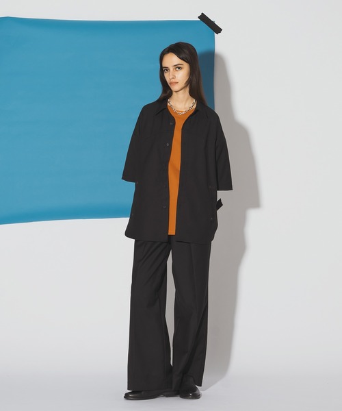 andMeat アンドミート　カウハイド ウエスタンシャツジャケット Rockmount(ロックマウント) メンズ ギャバジンジャケット ロカビリー