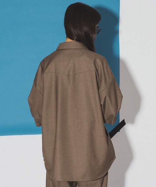 SELLE GLANT（セレグランテ）の「2WAY WESTERN SHIRT JACKET/2WAYウエスタンシャツジャケット（シャツ/ブラウス・メンズ・ブラック/ブラウン・SMALL/MEDIUM/LARGE）」の22枚目の写真