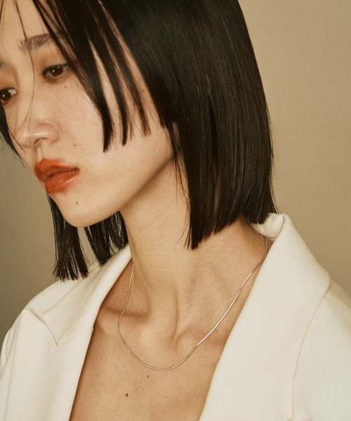 bonu.（ボヌ）の「【silver925】スネークチェーンネックレス（ネックレス・レディース・シルバー・FREE）」の4枚目の写真