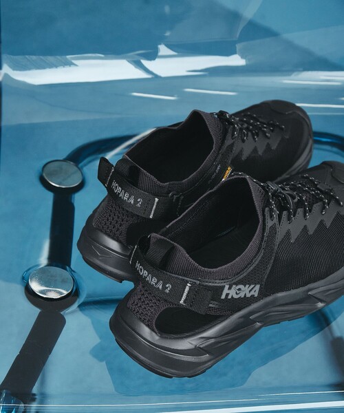 HOKA(ホカ)の「<HOKA ONE ONE>ホパラ 2 スニーカー(スニーカー・メンズ・ブラック/オリーブ・26cm/27cm/28cm)」の4枚目の写真