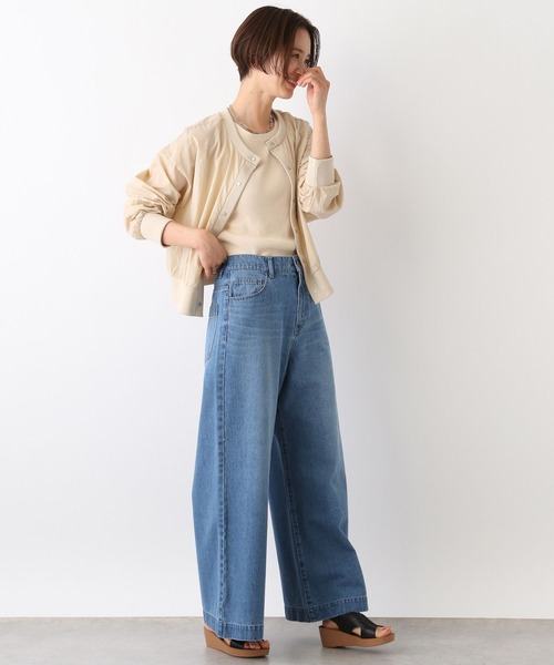 LEPSIM（レプシィム）の「14ゲージリブタンク　987570（タンクトップ・レディース・アイボリー/ブラック/ライトパープル/ベージュ・FREE）」の10枚目の写真