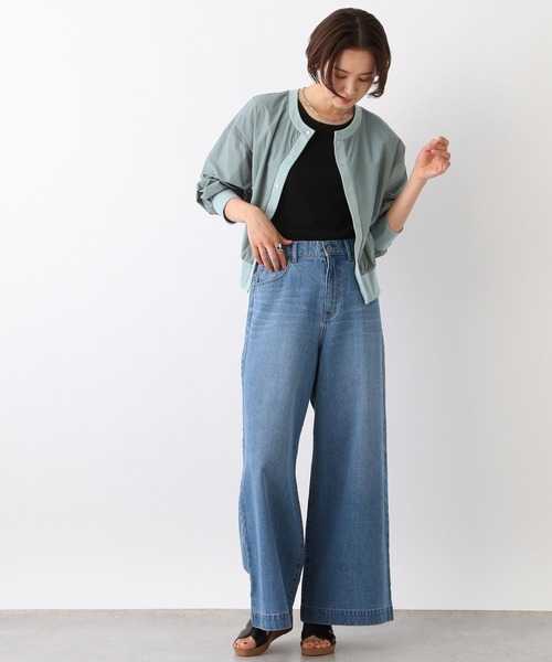 LEPSIM（レプシィム）の「14ゲージリブタンク　987570（タンクトップ・レディース・アイボリー/ブラック/ライトパープル/ベージュ・FREE）」の5枚目の写真