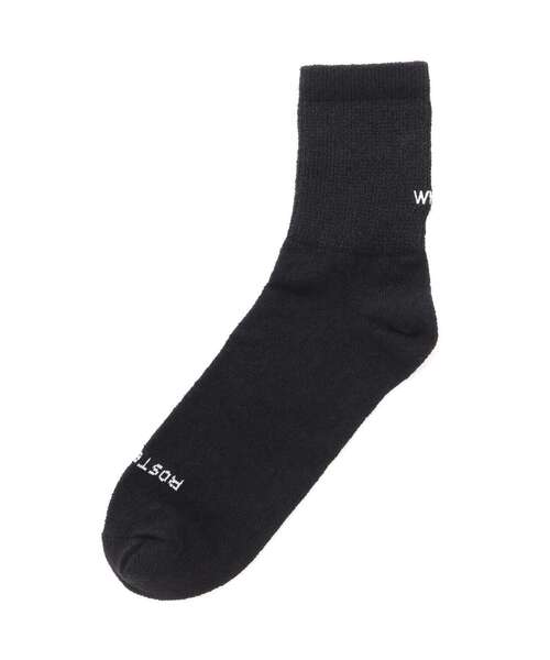 ROSTER SOX（ロスターソックス）の「ROSTER SOX/ロスターソックス  What's up? SOCKS メンズ レディース（ソックス/靴下・メンズ・ブラック/ホワイト・1/2）」の3枚目の写真