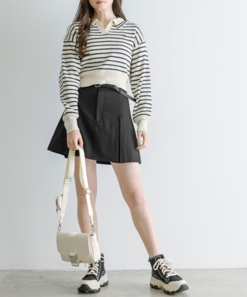 OLIVE des OLIVE（オリーブデオリーブ）の「【S/M/Lサイズ展開】ハイカットスニーカー　1042130010（スニーカー・レディース・ブラック系その他/ブラック/オフホワイト・SMALL/MEDIUM/LARGE）」の12枚目の写真