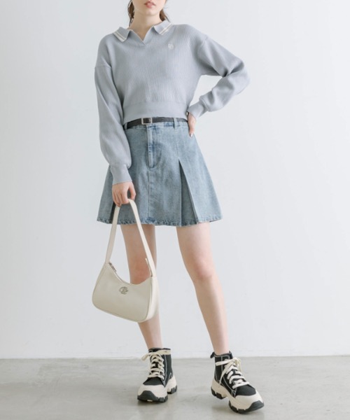 OLIVE des OLIVE（オリーブデオリーブ）の「【S/M/Lサイズ展開】ハイカットスニーカー　1042130010（スニーカー・レディース・ブラック系その他/ブラック/オフホワイト・SMALL/MEDIUM/LARGE）」の13枚目の写真