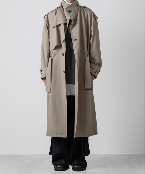 AMBERGLEAM Stand collar trench coat コート AMBERGLEAM Stand collar trench coat コート