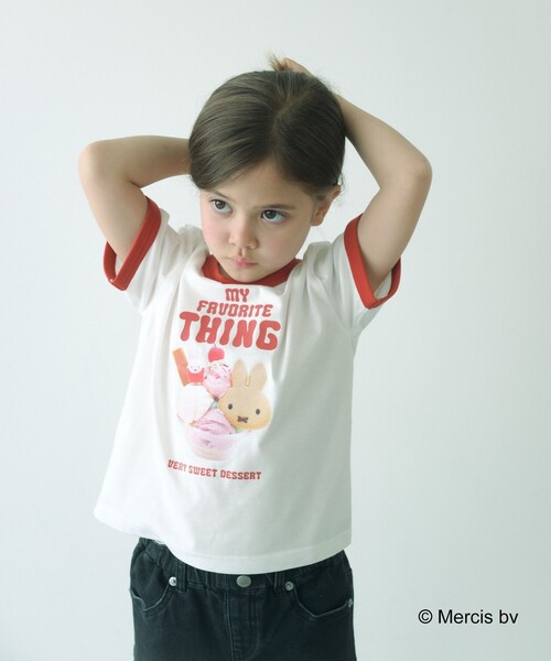 miffy⭐︎mama TWICE Tシャツ セール】miffy ribbon Big T（Tシャツ/カットソー）｜OLIVE des
