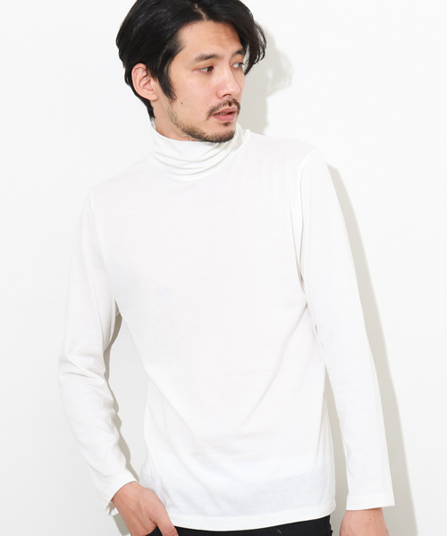 wjk 1 mile（ダブルジェイケイワンマイル）の「【wjk】<STUDIOUS限定>タートルネックカットソー（Tシャツ/カットソー・メンズ・グレー/ブラック/ホワイト・L/M/S）」の2枚目の写真