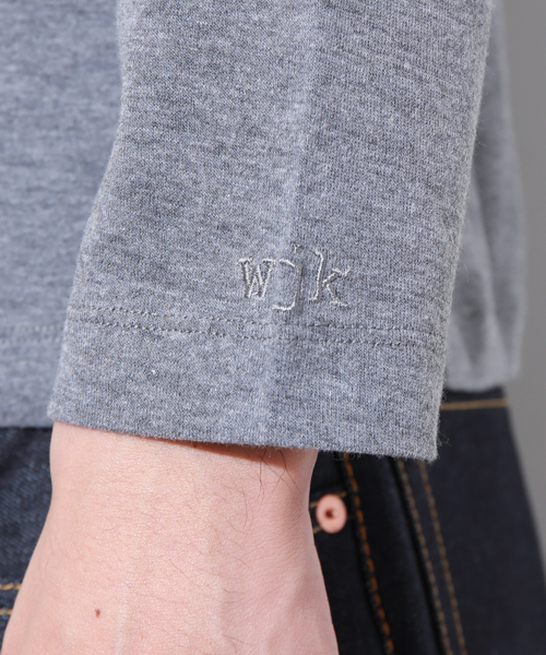 wjk 1 mile（ダブルジェイケイワンマイル）の「【wjk】<STUDIOUS限定>タートルネックカットソー（Tシャツ/カットソー・メンズ・グレー/ブラック/ホワイト・L/M/S）」の12枚目の写真