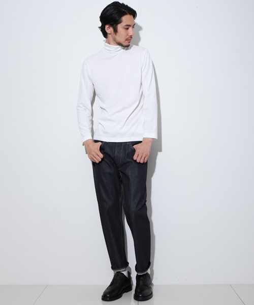 wjk 1 mile（ダブルジェイケイワンマイル）の「【wjk】<STUDIOUS限定>タートルネックカットソー（Tシャツ/カットソー・メンズ・グレー/ブラック/ホワイト・L/M/S）」の5枚目の写真