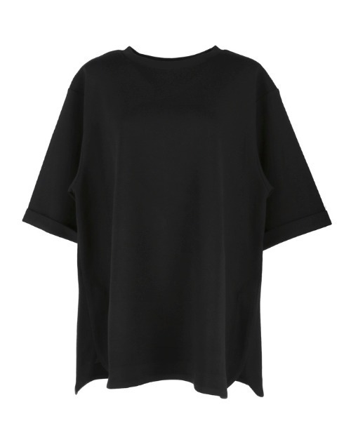 セール】ハリ感ダンボールテールカットトップス（Tシャツ