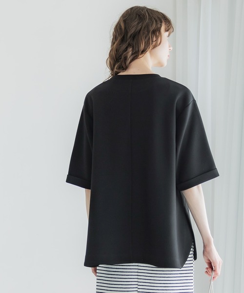 セール】【WEB限定セール】ハリ感ダンボールテールカットトップス（T