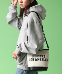 MLB Korea（エムエルビーコリア）の「【MLB KOREA/エムエルビーコリア】ジャガード ロゴバケットバッグ（ショルダーバッグ）」