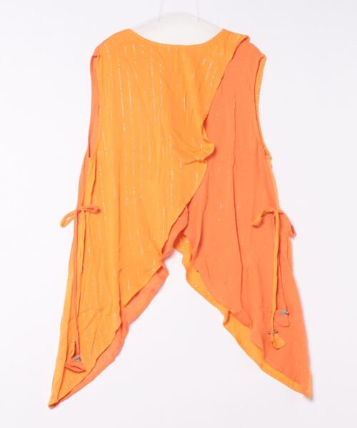 チャイハネ（チャイハネ）の「【チャイハネ】ラタタンタンクトップ（タンクトップ・レディース・ブルー/ピンク/ホワイト/オレンジ・FREE）」の7枚目の写真