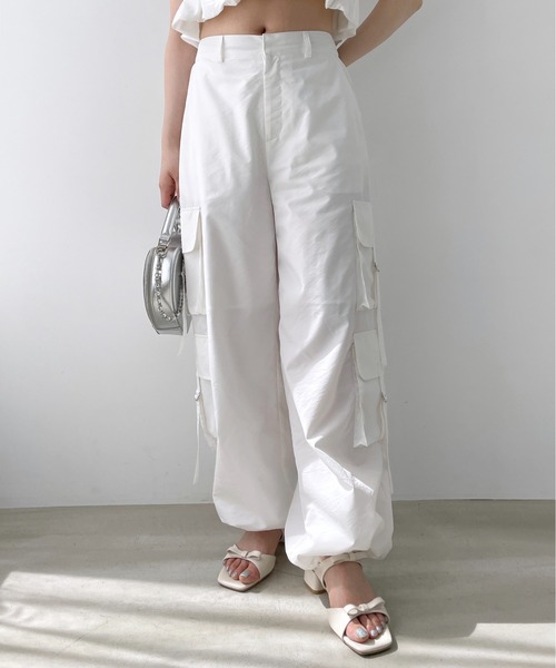 Heather（ヘザー）の「マルチポケットカーゴパンツ　121692（カーゴパンツ・レディース・ホワイト/グレー/ブラック・FREE）」の16枚目の写真