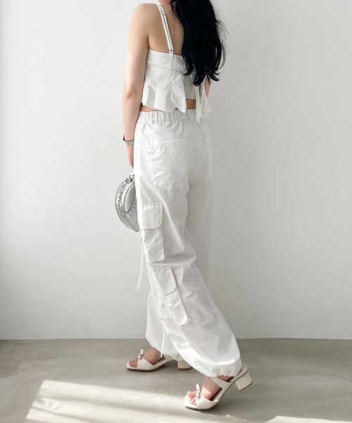 Heather（ヘザー）の「マルチポケットカーゴパンツ　121692（カーゴパンツ・レディース・ホワイト/グレー/ブラック・FREE）」の18枚目の写真