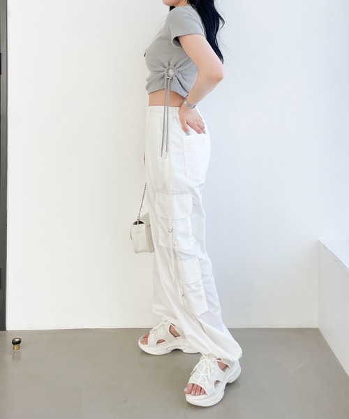 Heather（ヘザー）の「マルチポケットカーゴパンツ　121692（カーゴパンツ・レディース・ホワイト/グレー/ブラック・FREE）」の21枚目の写真