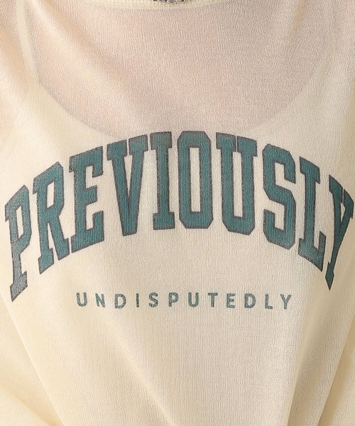 LEPSIM(レプシィム)の「12ゲージシアーロゴプルオーバー 120615(その他トップス・レディース・ライトグレー/ライトベージュ/チャコールグレー/オフホワイト・FREE)」の12枚目の写真