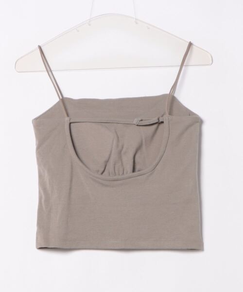 cepo（セポ）の「カップ付きバックオープンキャミソール（キャミソール・レディース・オフホワイト/ブラック/ベージュ・FREE）」の4枚目の写真