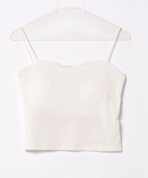 cepo（セポ）の「カップ付きバックオープンキャミソール（キャミソール・レディース・オフホワイト/ブラック/ベージュ・FREE）」の7枚目の写真