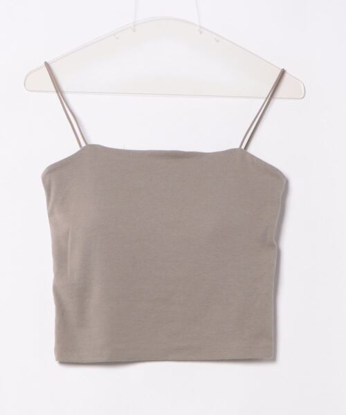 cepo（セポ）の「カップ付きバックオープンキャミソール（キャミソール・レディース・オフホワイト/ブラック/ベージュ・FREE）」の8枚目の写真
