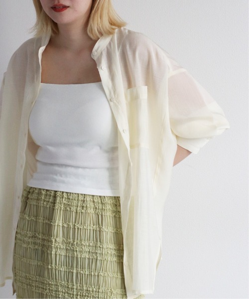 cepo（セポ）の「カップ付きバックオープンキャミソール（キャミソール・レディース・オフホワイト/ブラック/ベージュ・FREE）」の12枚目の写真