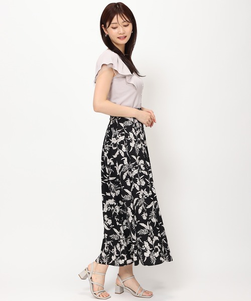 MISCH MASCH（ミッシュマッシュ）の「■2024春夏新作■畔フリル2wayニット/MM428307（ニット/セーター・レディース・ピンク/ホワイト/ライトグレー/ブラック・ﾌﾘ-）」の20枚目の写真