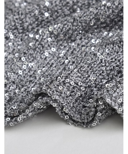 Re:EDIT（リエディ）の「[販売枚数8千枚突破！]スパンコールニットキャミソールビスチェ（キャミソール・レディース・ベージュ/ホワイト/ブラック/グレー/ブラック×シルバー・MEDIUM/LARGE）」の18枚目の写真