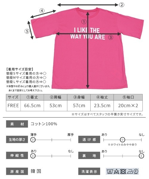 reca(レカ)の「ロゴプリントTシャツ(Tシャツ/カットソー・レディース・ブルー/ピンク/ホワイト・FREE)」の8枚目の写真