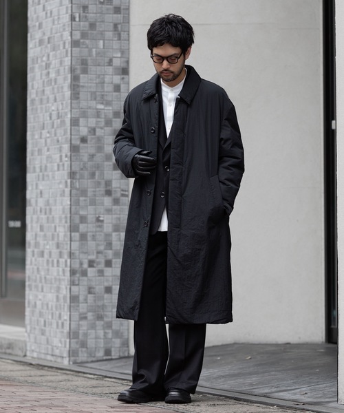 セール】ナイロンタフタ パディングバルカラーコート / NY TAFFETA
